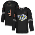 Wholesale Cheap Nashville Predators #4 Ryan Ellis Adidas Men's Black USA Flag Limited NHL Jersey