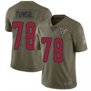Wholesale Cheap Nike Texans #78 Laremy Tunsil Olive Men's Stitched NFL Limited 2017 Salute To Service Jersey