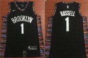 Wholesale Cheap NBA Brooklyn Nets #1 Dangelo Russell Jersey 2018-19 New Season City Edition Jersey