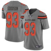 Wholesale Cheap Nike Browns #93 B.J. Goodson Gray Men's Stitched NFL Limited Inverted Legend Jersey