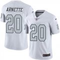 Wholesale Cheap Nike Raiders #20 Damon Arnette White Youth Stitched NFL Limited Rush Jersey
