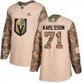 Wholesale Cheap Adidas Golden Knights #71 William Karlsson Camo Authentic 2017 Veterans Day Stitched Youth NHL Jersey