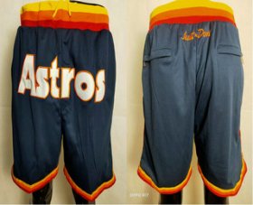 Wholesale Cheap Men\'s Houston Astros Navy Blue Just Don Shorts Swingman Shorts