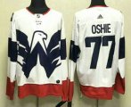 Wholesale Cheap Men's Washington Capitals #77 TJ Oshie White 2023 Stadium Series Authentic Jersey