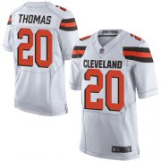 Wholesale Cheap Nike Browns #20 Tavierre Thomas Jr White Men's Stitched NFL New Elite Jersey