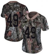 Wholesale Cheap Nike Bills #49 Tremaine Edmunds Camo Women's Stitched NFL Limited Rush Realtree Jersey