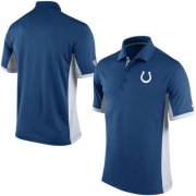 Wholesale Cheap Men's Nike NFL Indianapolis Colts Royal Team Issue Performance Polo