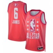 Wholesale Cheap Men 2022 All Star 6 LeBron James Maroon Basketball Jersey