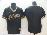 Wholesale Cheap Men Cleveland Indians Blank Black gold Game Nike 2022 MLB Jersey