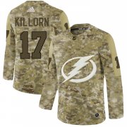 Wholesale Cheap Adidas Lightning #17 Alex Killorn Camo Authentic Stitched NHL Jersey