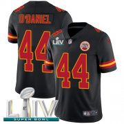 Wholesale Cheap Nike Chiefs #44 Dorian O'Daniel Black Super Bowl LIV 2020 Youth Stitched NFL Limited Rush Jersey