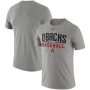 Wholesale Cheap Arizona Diamondbacks Nike Practice T-Shirt Heathered Gray