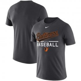 Wholesale Cheap Baltimore Orioles Nike Practice Performance T-Shirt Anthracite