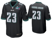 Wholesale Cheap Men's Philadelphia Eagles #23 C.J. Gardner-Johnson Limited Black Super Bowl LVII Vapor Jersey