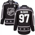Wholesale Cheap Oilers #97 Connor McDavid Black 2017 All-Star Pacific Division Women's Stitched NHL Jersey