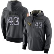Wholesale Cheap NFL Men's Nike Arizona Cardinals #43 Haason Reddick Stitched Black Anthracite Salute to Service Player Performance Hoodie