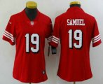 Wholesale Cheap Women's San Francisco 49ers #19 Deebo Samuel New 2021 Color Rush Vapor Untouchable Limited Jersey
