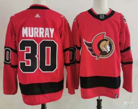 Wholesale Cheap Men\'s Ottawa Senators #30 Matt Murray Red 2021 Retro Stitched NHL Jersey