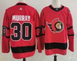 Wholesale Cheap Men's Ottawa Senators #30 Matt Murray Red 2021 Retro Stitched NHL Jersey