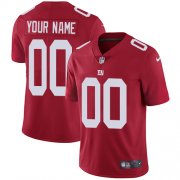 Wholesale Cheap Nike New York Giants Customized Red Alternate Stitched Vapor Untouchable Limited Men's NFL Jersey