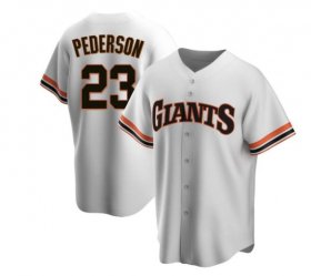 Wholesale Cheap Men\'s San Francisco Giants #23 Joc Pederson White Cool Base Stitched MLB Jersey