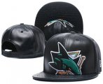 Wholesale Cheap San Jose Sharks Snapback Ajustable Cap Hat GS 5