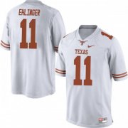 Wholesale Cheap Men's Nike #11 Sam Ehlinger Texas Longhorns Replica White Mens Football College Jersey