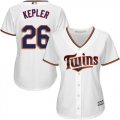 Wholesale Cheap Twins #26 Max Kepler White Home Women's Stitched MLB Jersey