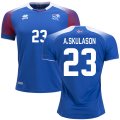 Wholesale Cheap Iceland #23 A.Skulason Home Soccer Country Jersey