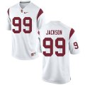 Wholesale Cheap Men #99 Drake Jackson USC Trojans College Football White Jerseys
