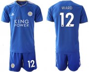 Wholesale Cheap Leicester City #12 Ward Home Soccer Club Jersey