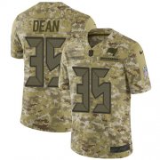 Wholesale Cheap Nike Buccaneers #35 Jamel Dean Camo Men's Stitched NFL Limited 2018 Salute To Service Jersey