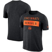 Wholesale Cheap Men's Cincinnati Bengals Nike Black Sideline Legend Lift Performance T-Shirt