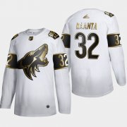 Wholesale Cheap Arizona Coyotes #32 Antti Raanta Men's Adidas White Golden Edition Limited Stitched NHL Jersey