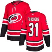 Wholesale Cheap Adidas Hurricanes #31 Anton Forsberg Red Home Authentic Stitched Youth NHL Jersey