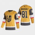Cheap Vegas Golden Knights #81 Jonathan Marchessault Men's Adidas 2020-21 Authentic Player Alternate Stitched NHL Jersey Gold
