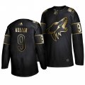 Wholesale Cheap Adidas Coyotes #9 Clayton Keller Men's 2019 Black Golden Edition Authentic Stitched NHL Jersey