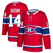 Wholesale Cheap Men's Montreal Canadiens #14 Nick Suzuki Red Stitched NHL Jersey