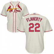Wholesale Cheap Cardinals #22 Jack Flaherty Cream New Cool Base Stitched MLB Jersey