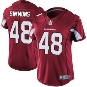 Wholesale Cheap Nike Cardinals #48 Isaiah Simmons Red Team Color Women\'s Stitched NFL Vapor Untouchable Limited Jersey