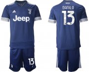 Wholesale Cheap Men 2020-2021 club Juventus away 13 blue Soccer Jerseys