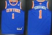 Wholesale Cheap New York Knicks #1 Amare Stoudemire Revolution 30 Swingman 2013 Blue Jersey