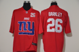 Wholesale Cheap Men's New York Giants #26 Saquon Barkley Red 2020 Big Logo Number Vapor Untouchable Stitched NFL Nike Fashion Limited Jersey