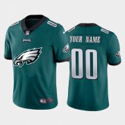 Wholesale Cheap Philadelphia Eagles Custom Green Men's Nike Big Team Logo Vapor Limited NFL Jersey