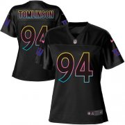 Wholesale Cheap Nike Giants #94 Dalvin Tomlinson Black Women's NFL Fashion Game Jersey