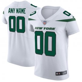 Wholesale Cheap Nike New York Jets Customized Spotlight White Stitched Vapor Untouchable Elite Men\'s NFL Jersey