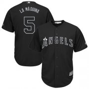 Wholesale Cheap Angels of Anaheim #5 Albert Pujols Black "La Maquina" Players Weekend Cool Base Stitched MLB Jersey