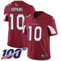 Wholesale Cheap Nike Cardinals #10 DeAndre Hopkins Red Team Color Youth Stitched NFL 100th Season Vapor Untouchable Limited Jersey