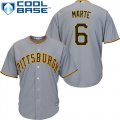 Wholesale Cheap Pirates #6 Starling Marte Grey Cool Base Stitched Youth MLB Jersey