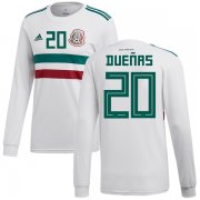 Wholesale Cheap Mexico #20 Duenas Away Long Sleeves Soccer Country Jersey
